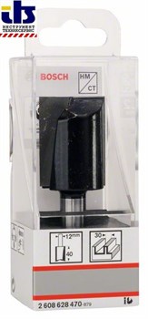 Фреза пазовая D30x40x81 / хв 12 мм BOSCH (2608628470)